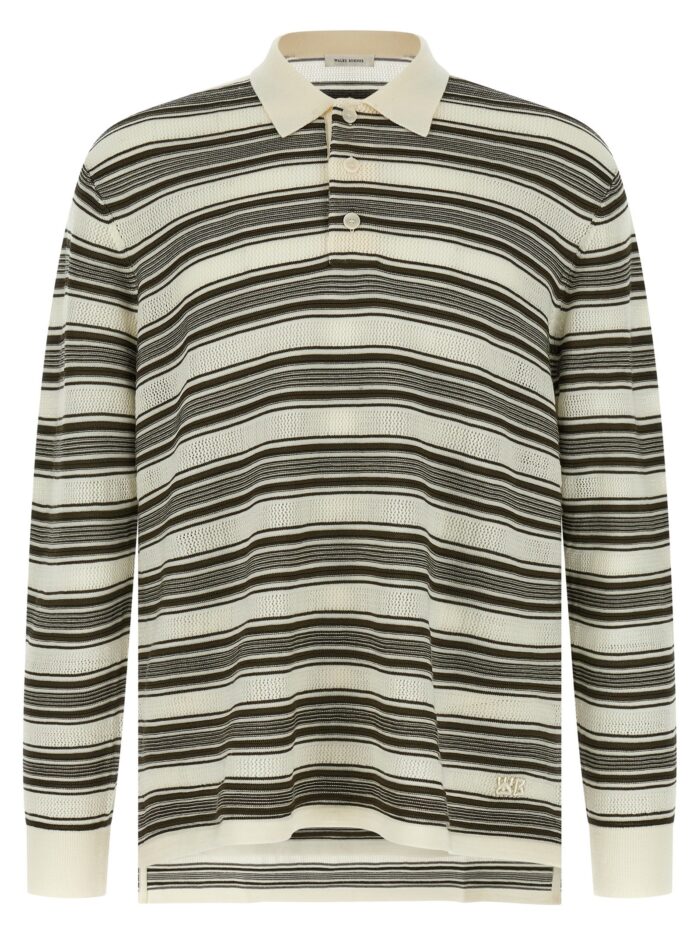 wales bonner 'samuel' polo shirt WALES BONNER 'Samuel' Polo Shirt