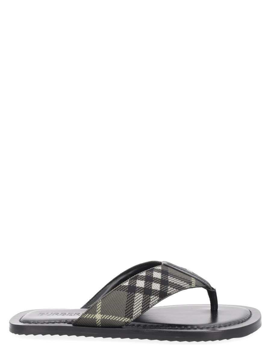 Burberry SANDALO "CHECK PAVILLON"