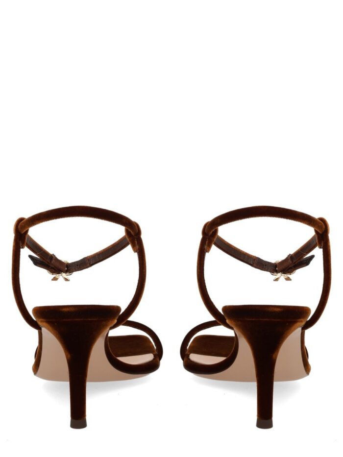 GIANVITO ROSSI SANDALO "MAYFAIR" IN VELLUTO