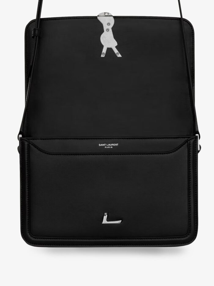 Saint Laurent Satchel Solferino Medium Leather Crossbody Bag
