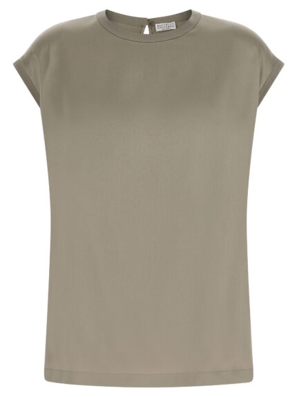 Brunello Cucinelli Satin Blouse