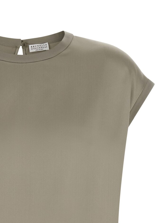 Brunello Cucinelli Satin Blouse