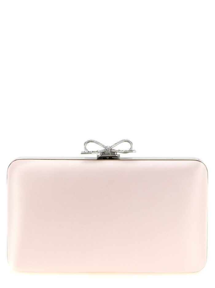 self portrait satin clutch SELF PORTRAIT Satin Clutch