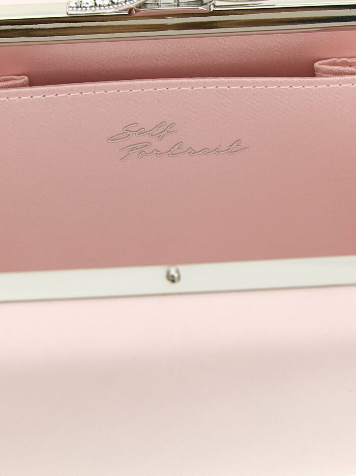 SELF PORTRAIT Satin Clutch