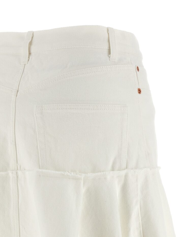 SACAI Satin Denim Skirt