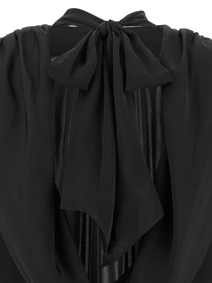 ROTATE BIRGER CHRISTENSEN 'Satin Drapy Back' Top