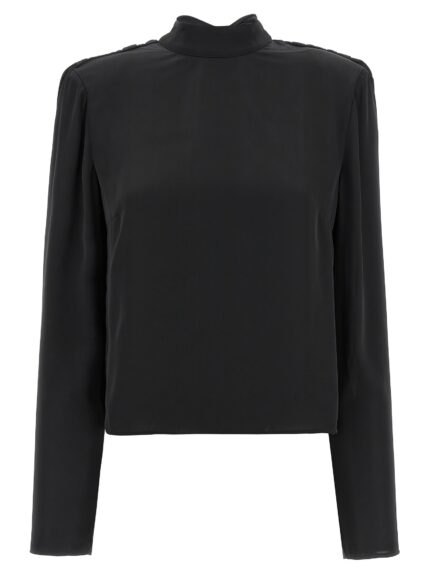 ROTATE BIRGER CHRISTENSEN 'Satin Drapy Back' Top