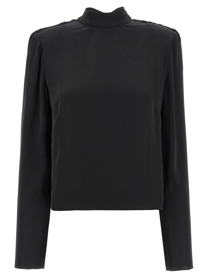 rotate birger christensen 'satin drapy back' top ROTATE BIRGER CHRISTENSEN 'Satin Drapy Back' Top