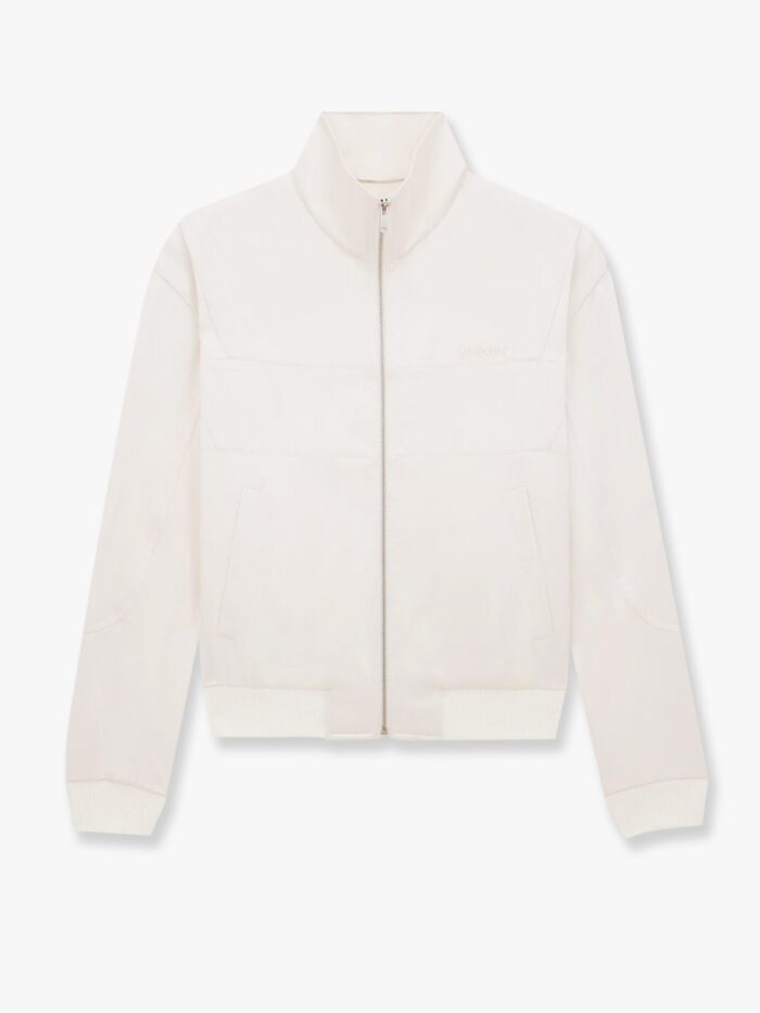Satin Jacket With Saint Laurent Embroidery