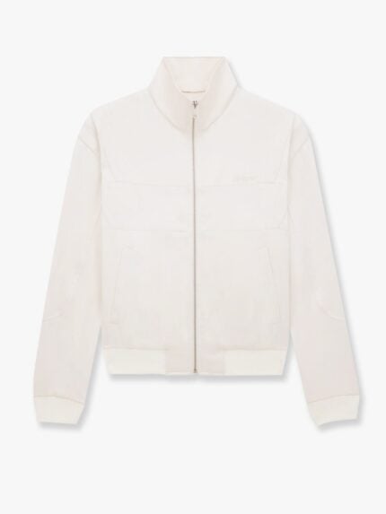 Satin Jacket With Saint Laurent Embroidery