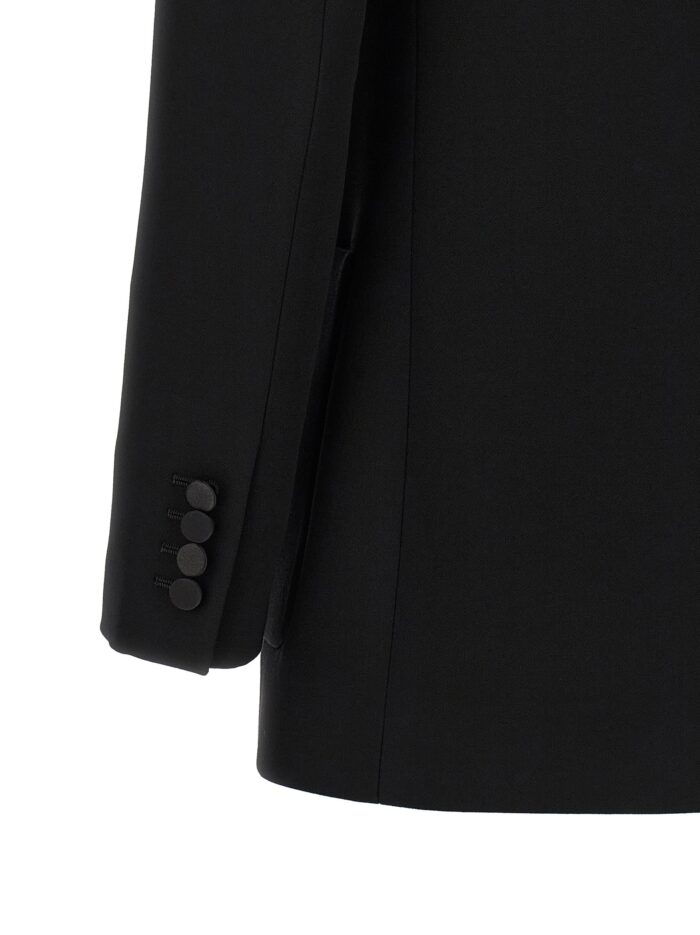 Saint Laurent Satin Lapel Blazer