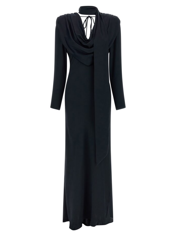 rotate birger christensen 'satin maxi drapy' dress ROTATE BIRGER CHRISTENSEN 'Satin Maxi Drapy' Dress