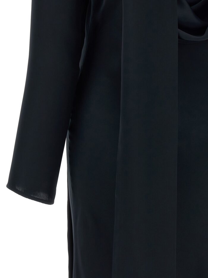 ROTATE BIRGER CHRISTENSEN 'Satin Maxi Drapy' Dress