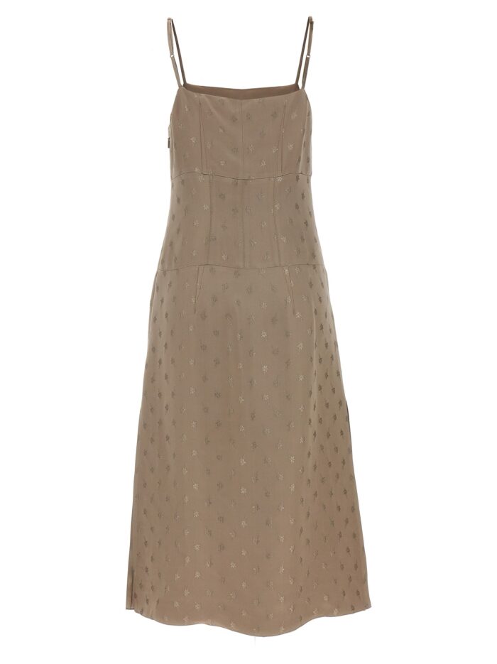 Fendi Satin Midi Dress