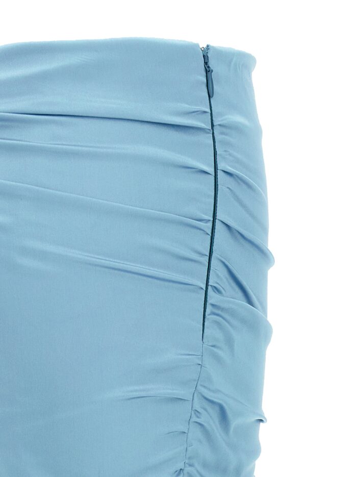 ALESSANDRA RICH Satin Mini Skirt