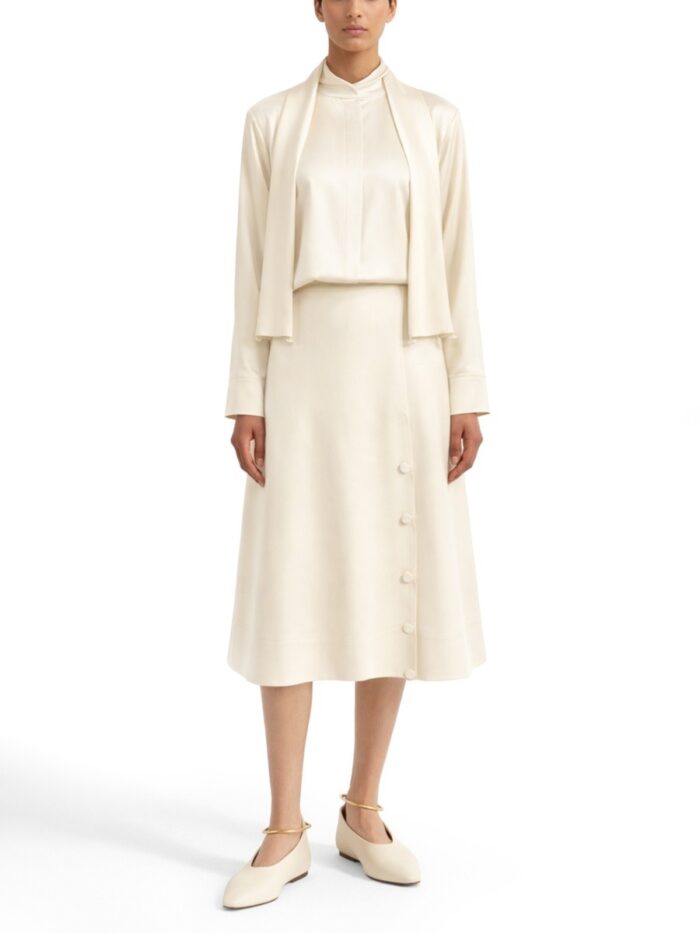 Jil Sander Satin Mini Skirt