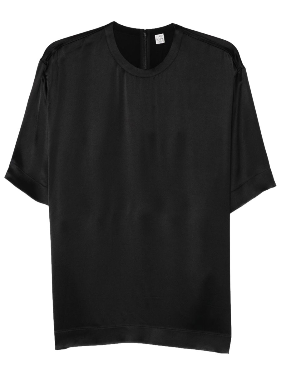TOTEME SATIN T-SHIRT