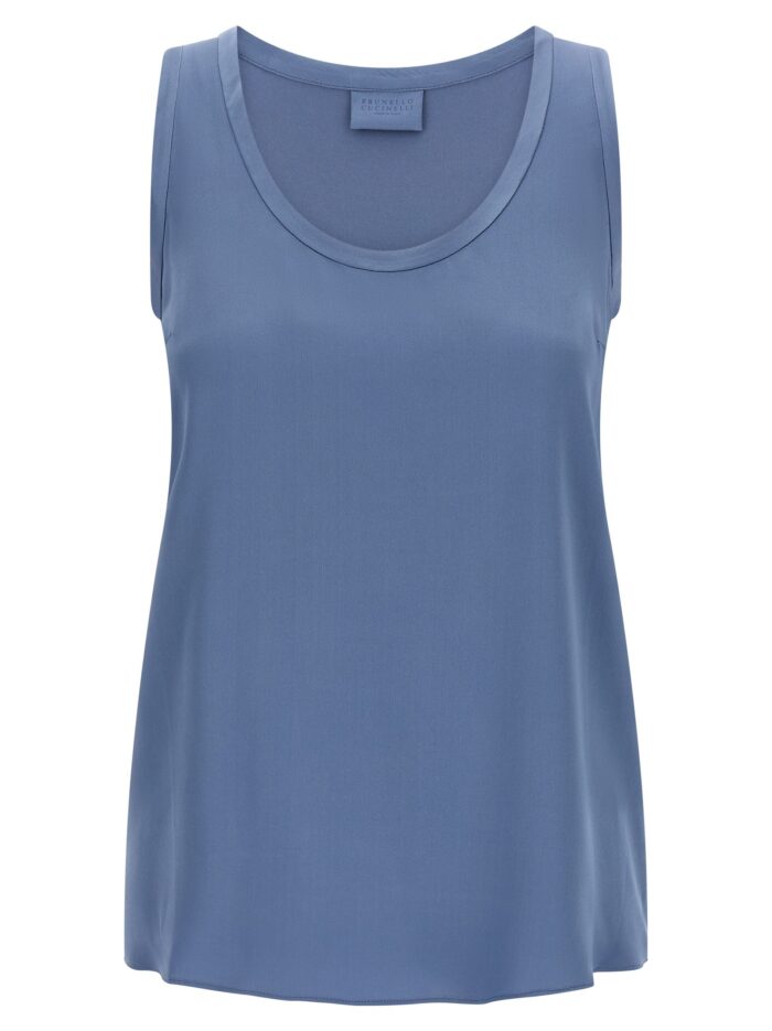 brunello cucinelli satin top Brunello Cucinelli Satin Top