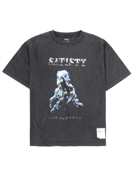 SATISFY T-SHIRT CON STAMPA