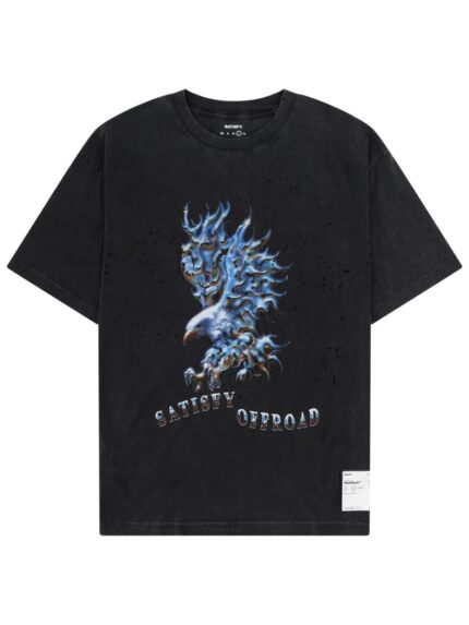 SATISFY T-SHIRT CON STAMPA