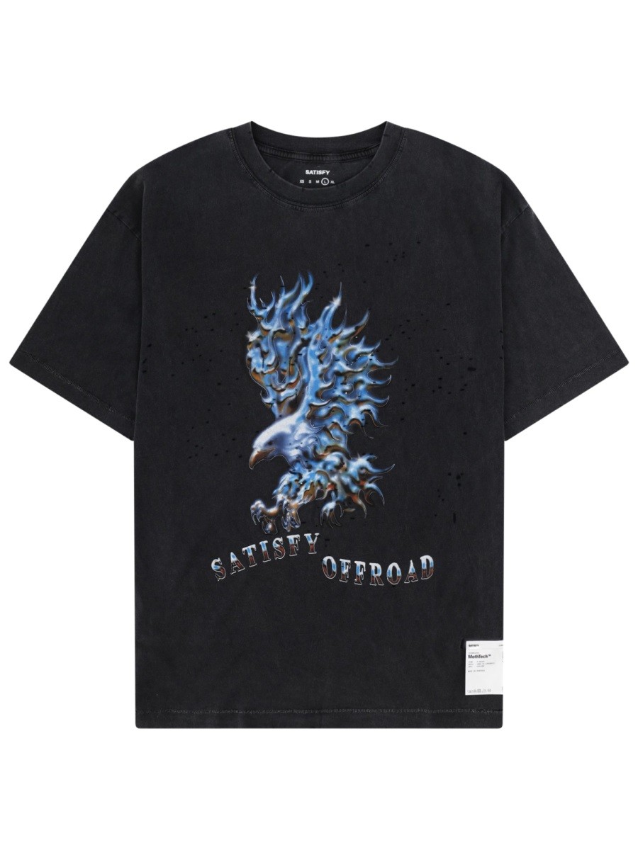 SATISFY T-SHIRT CON STAMPA