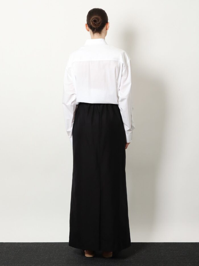 The Row Saul Cotton And Silk Long Skirt