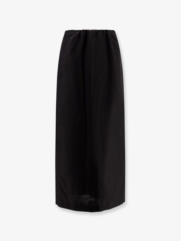 the row saul cotton and silk long skirt The Row Saul Cotton And Silk Long Skirt