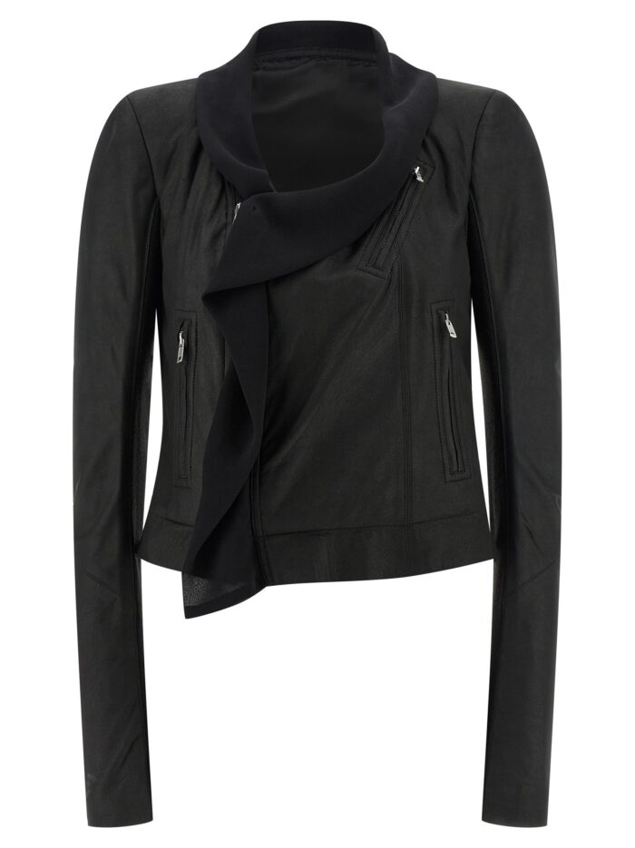 rick owens 'scarf biker' jacket RICK OWENS 'Scarf Biker' Jacket