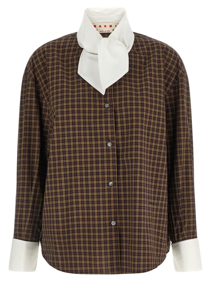marni scarf collar shirt Marni Scarf Collar Shirt