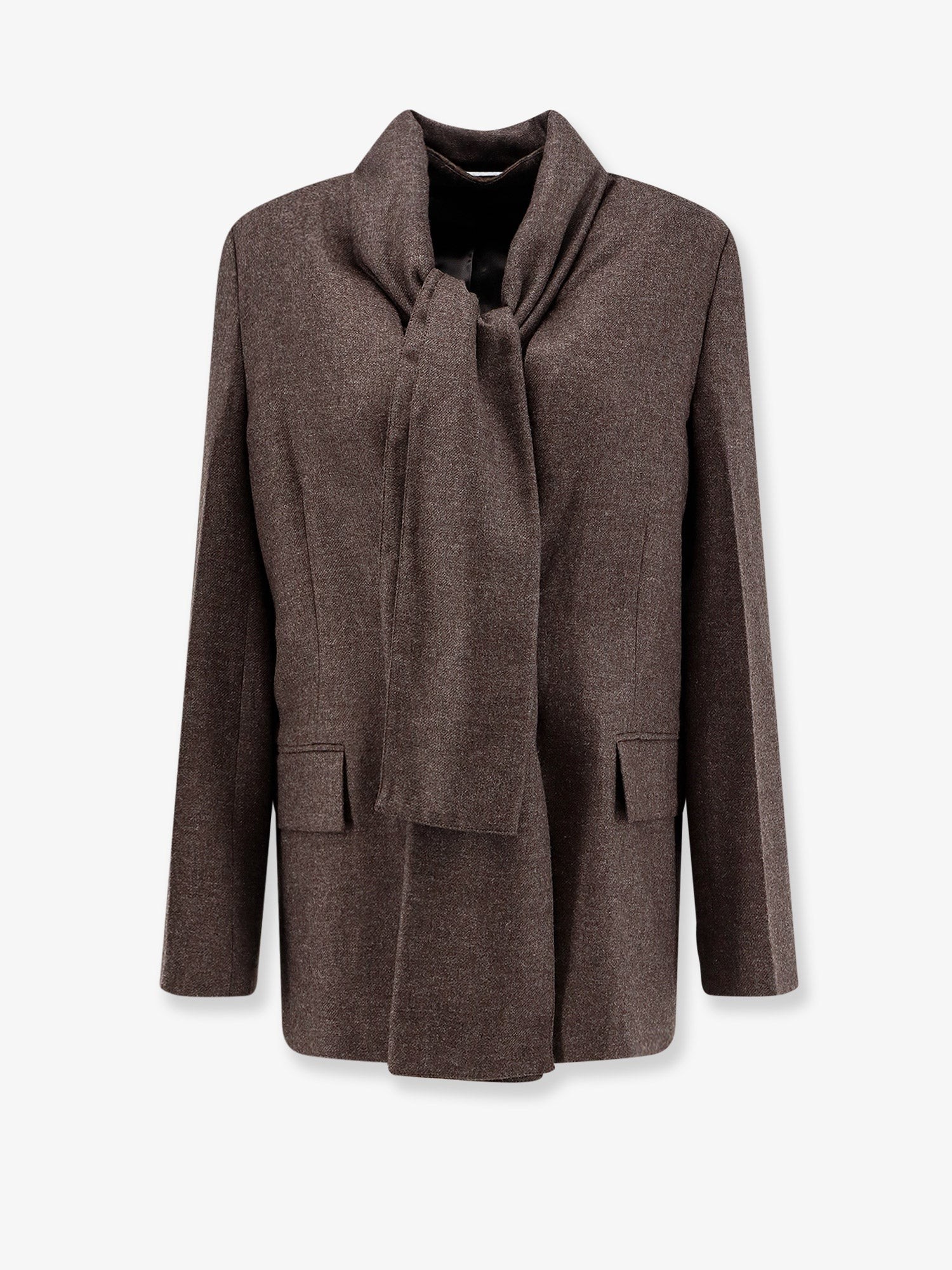 TOTEME Scarf Lapel Viscose And Wool Blazer