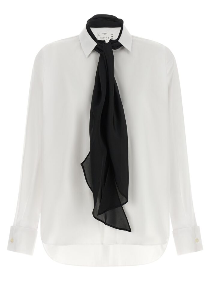 sacai scarf shirt SACAI Scarf Shirt