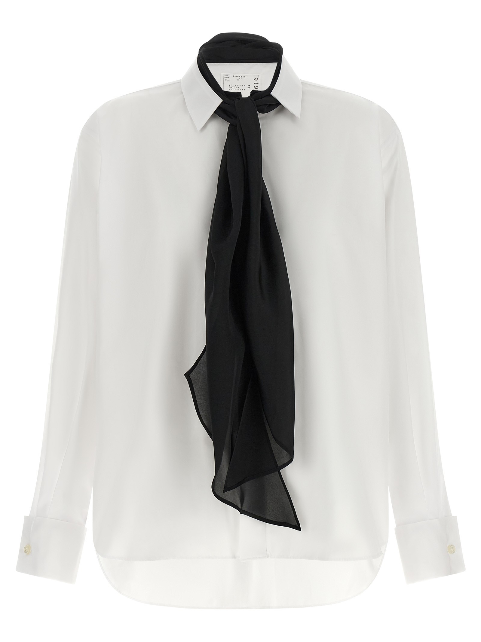 SACAI Scarf Shirt