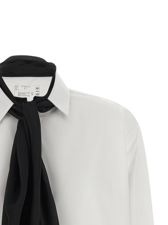 SACAI Scarf Shirt