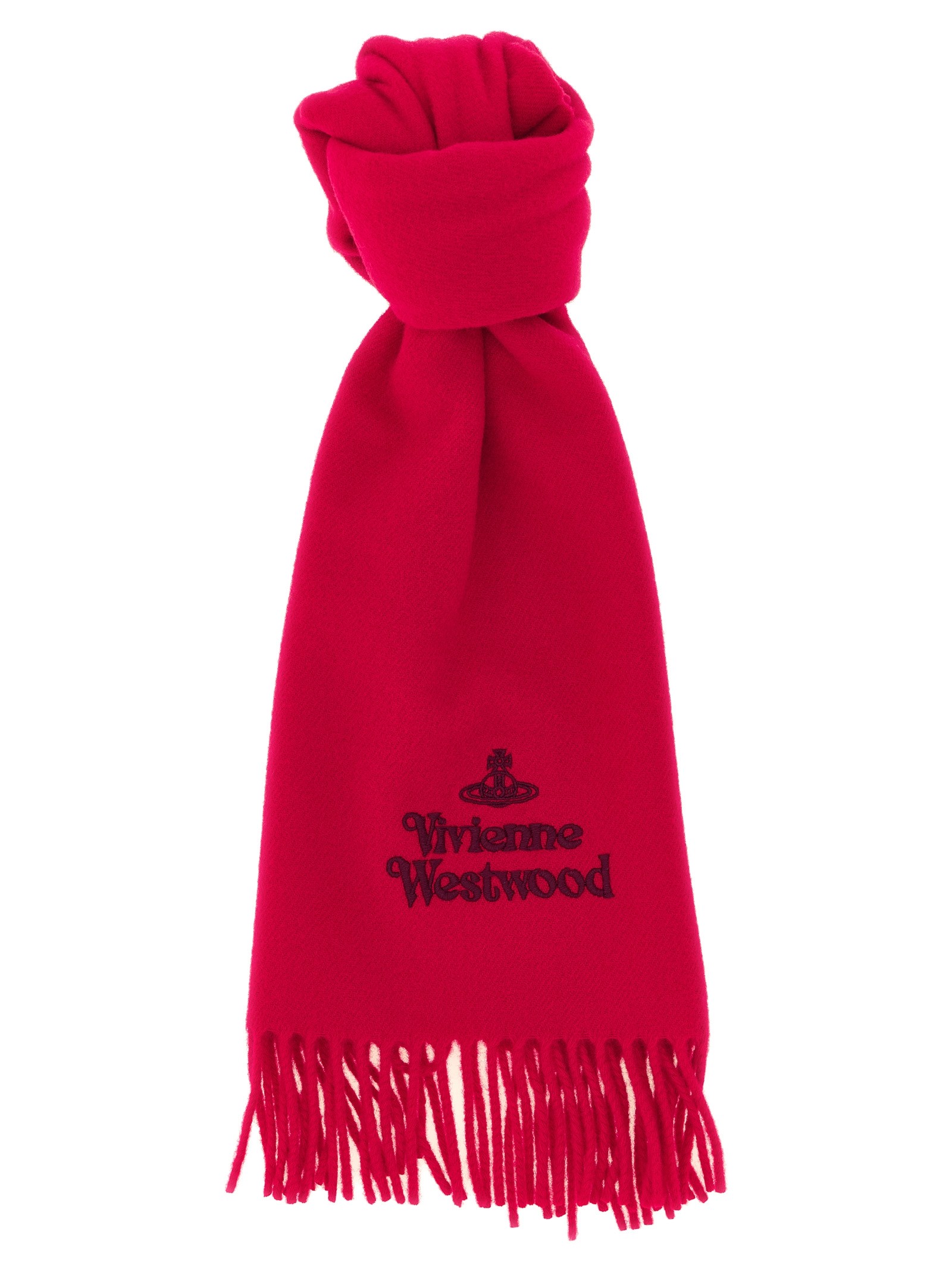 Vivienne Westwood Scarf With Embroidered Logo