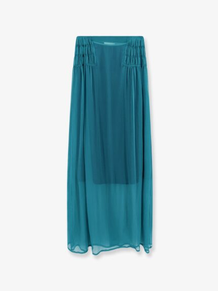 Dries Van Noten Scarlett Silk Skirt