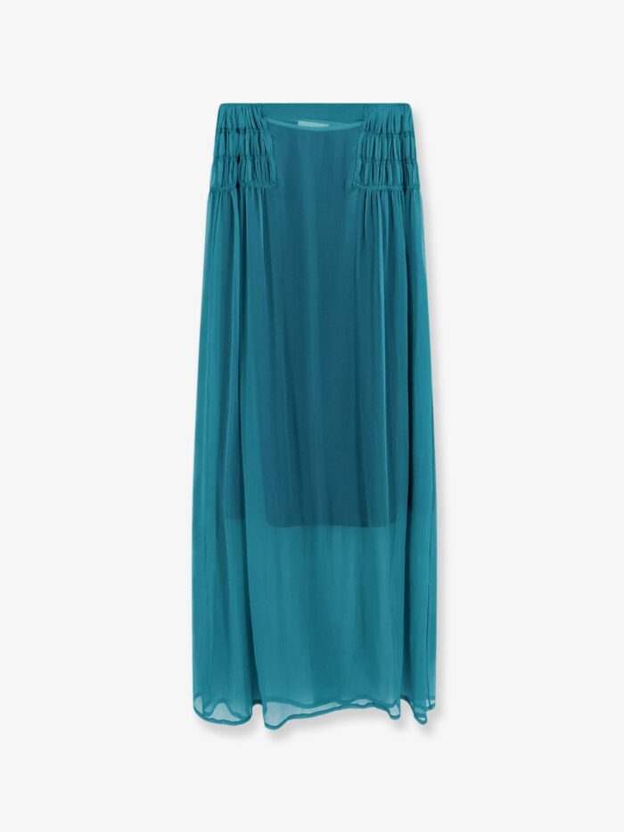 dries van noten scarlett silk skirt Dries Van Noten Scarlett Silk Skirt