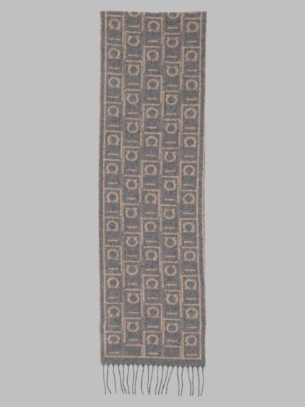 Ferragamo Sciarpa Con Motivo Monogram