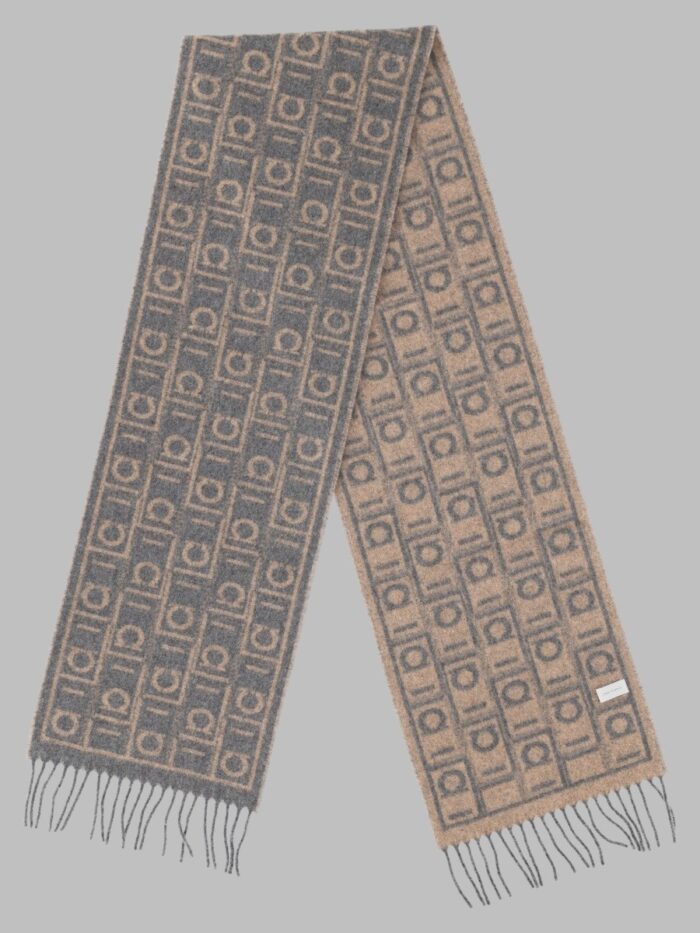 Ferragamo Sciarpa Con Motivo Monogram