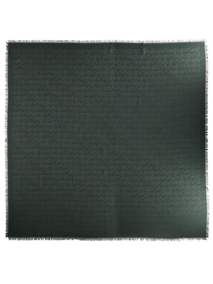 Saint Laurent Sciarpa Jacquard In Seta E Lana