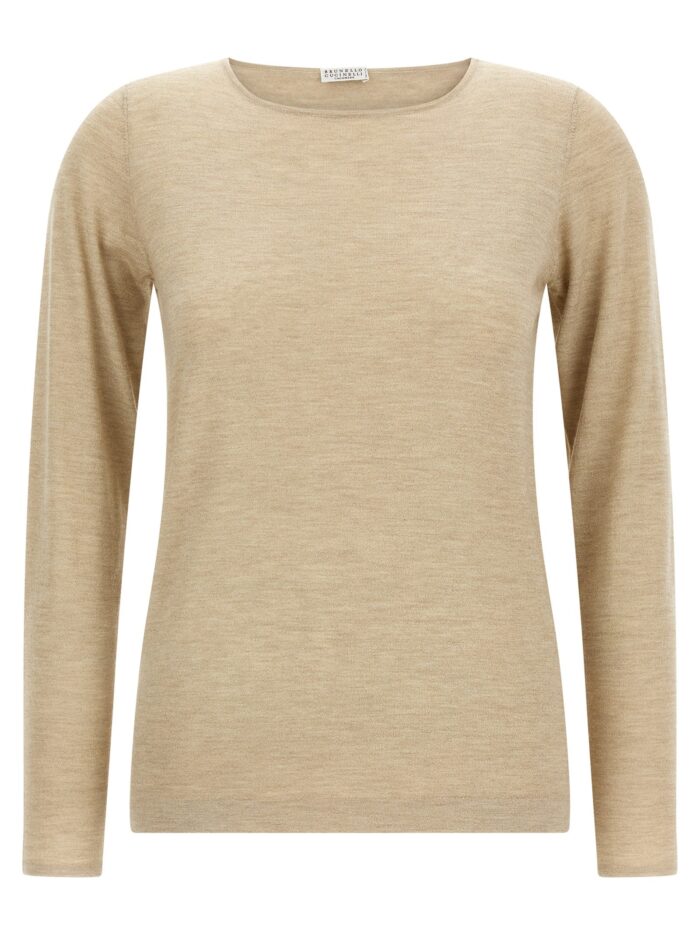 brunello cucinelli 'scollo a barchetta in lurex' sweater Brunello Cucinelli 'Scollo A Barchetta In Lurex' Sweater
