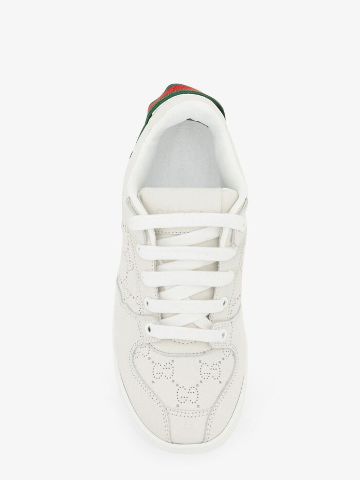 Gucci Screener Sneaker In Perforated GG Leather