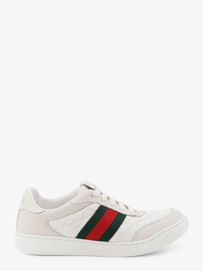 gucci screener sneakers in nylon with side web detail Gucci Screener Sneakers In Nylon With Side Web Detail