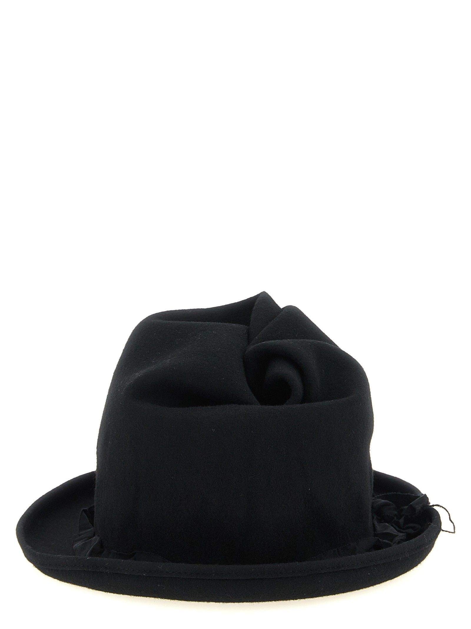 YOHJI YAMAMOTO Sculptural Crown Hat
