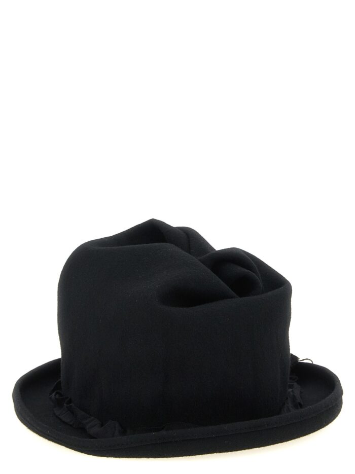 YOHJI YAMAMOTO Sculptural Crown Hat