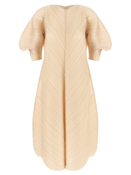 PLEATS PLEASE ISSEY MIYAKE Sculptural Sleeve Dress