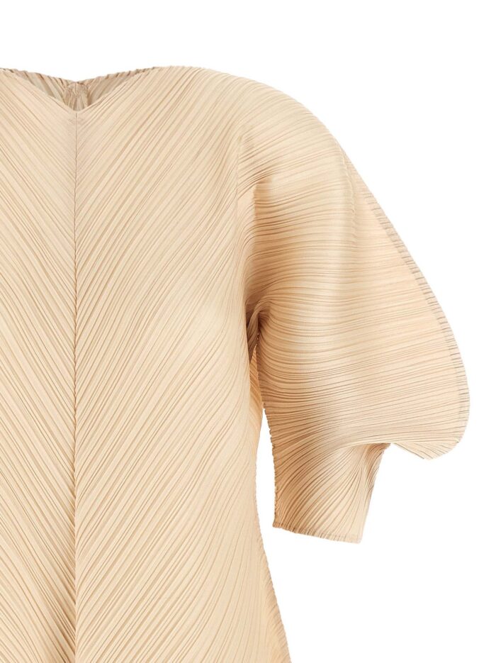 PLEATS PLEASE ISSEY MIYAKE Sculptural Sleeve Dress