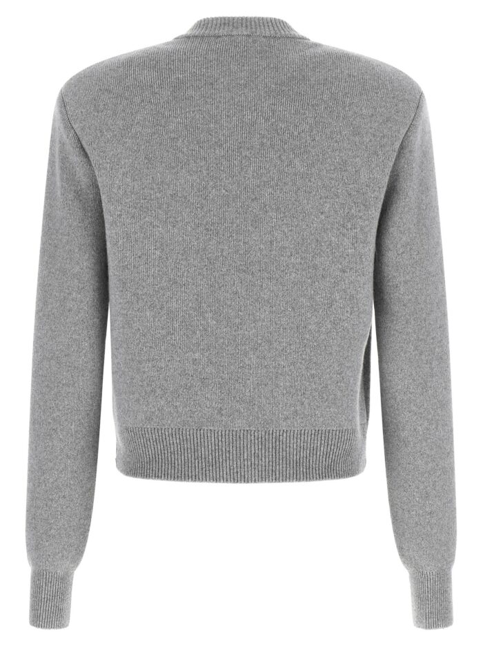 Balmain Sculpture Button Crew Neck Cardigan