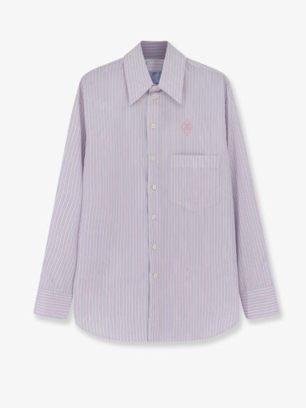 SEAFARER Kim Striped Cotton Shirt