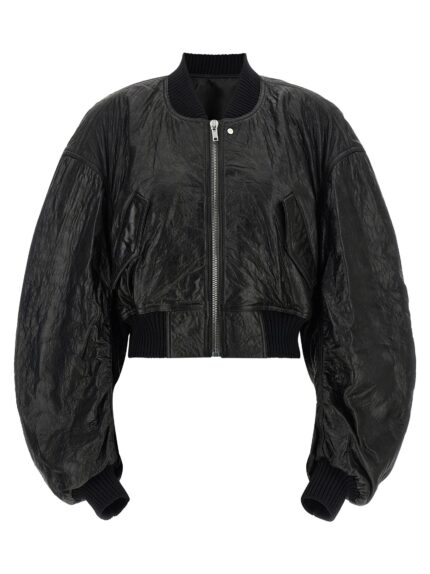 RICK OWENS 'Secchia Cropped Flight' Bomber Jacket