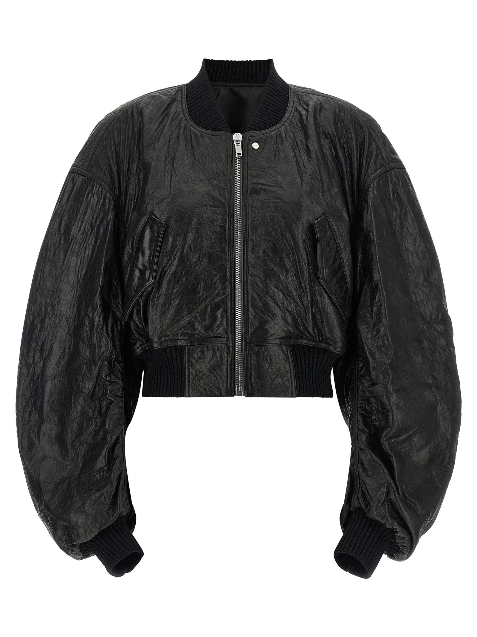 RICK OWENS 'Secchia Cropped Flight' Bomber Jacket